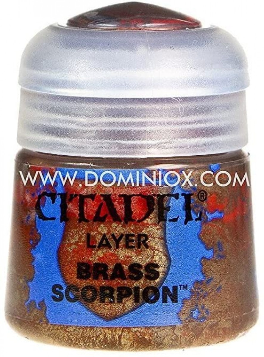 Citadel Layer Paint Brass Scorpion 12ml - Plaza Toymaster