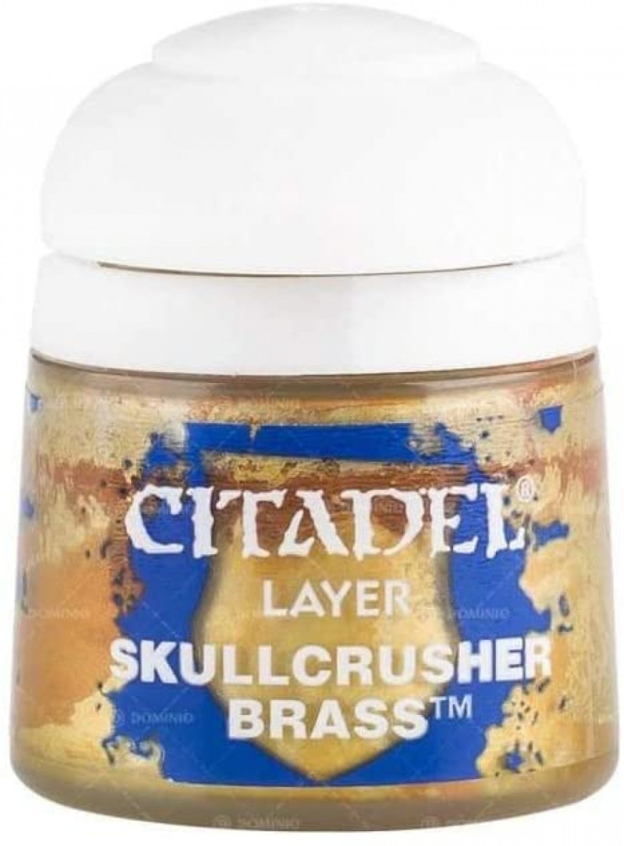 Citadel Layer Paint Skullcrusher Brass 12ml - Plaza Toymaster