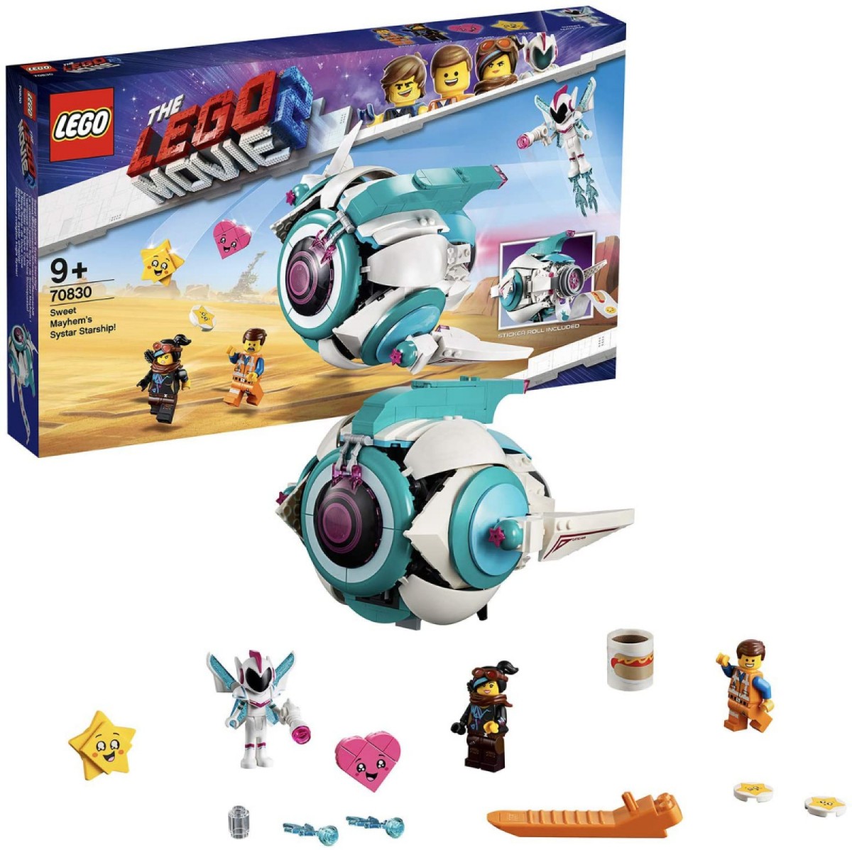 Lego Movie2 70830 Sweet Mayhem s Systar Starship Plaza Toymaster