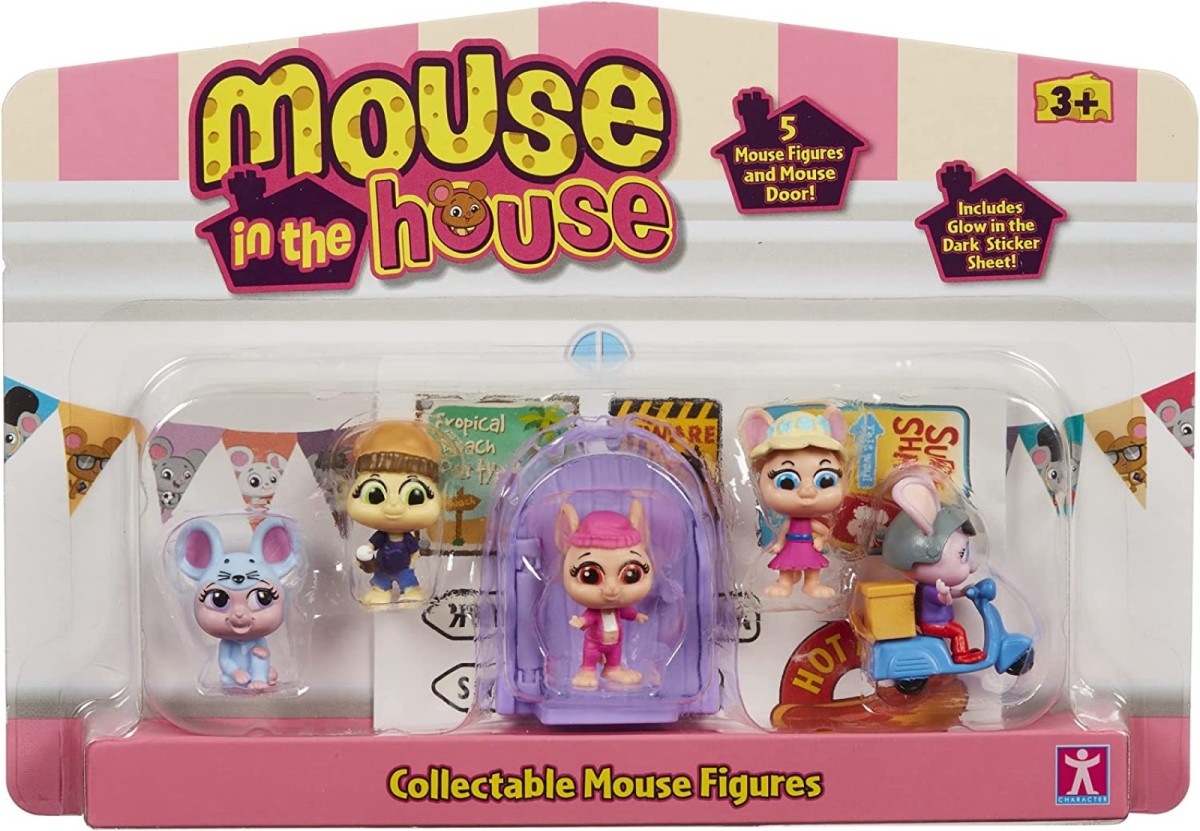 Mouse In The House Collectable Mouse Figures 5 Pack Plaza Toymaster