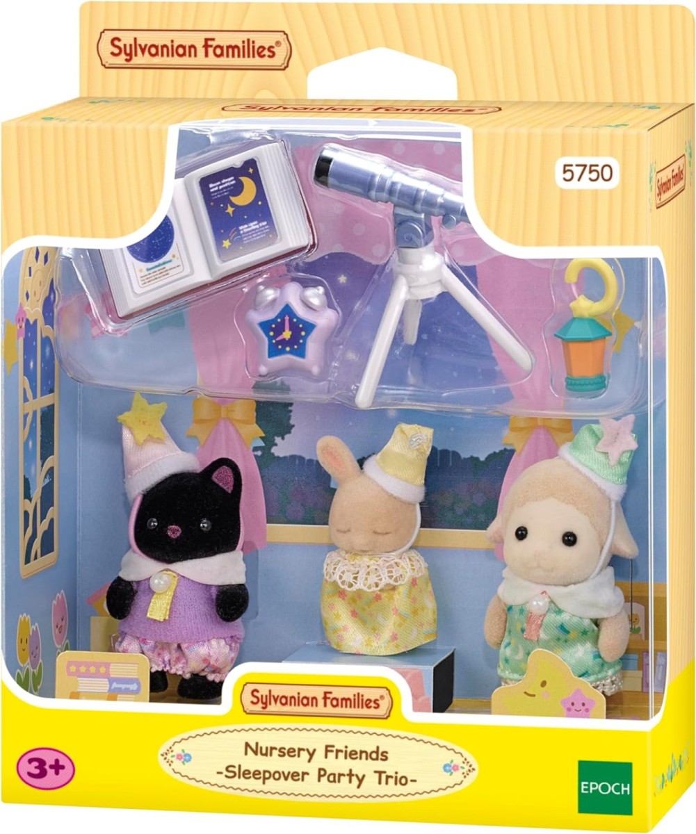 Sylvanian Families 5750 Nursery Friends Sleepover Party Trio