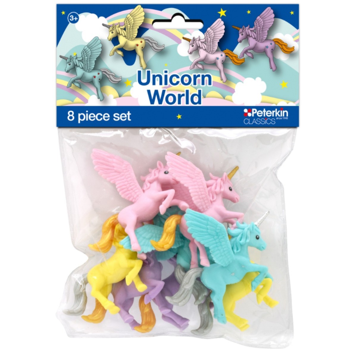 Unicorn World 8 Piece Set Plaza Toymaster