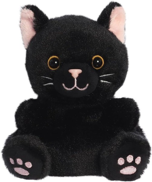 Palm Pals Twilight Black Cat 5" Soft Toy
