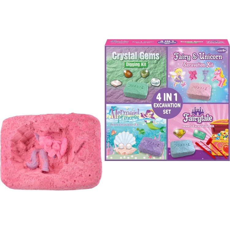 4-in-1 Excavation Set - Girls