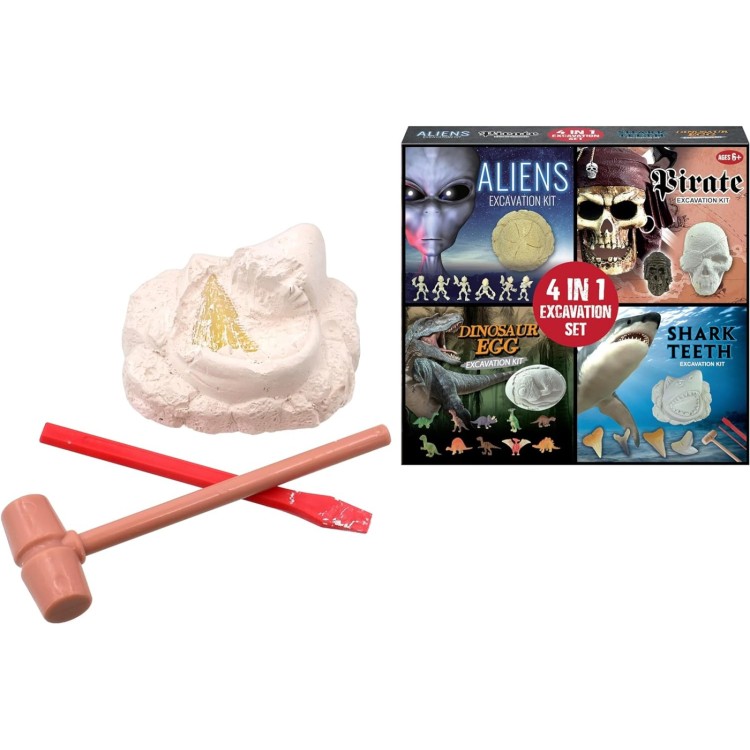 4-in-1 Excavation Set - Boys
