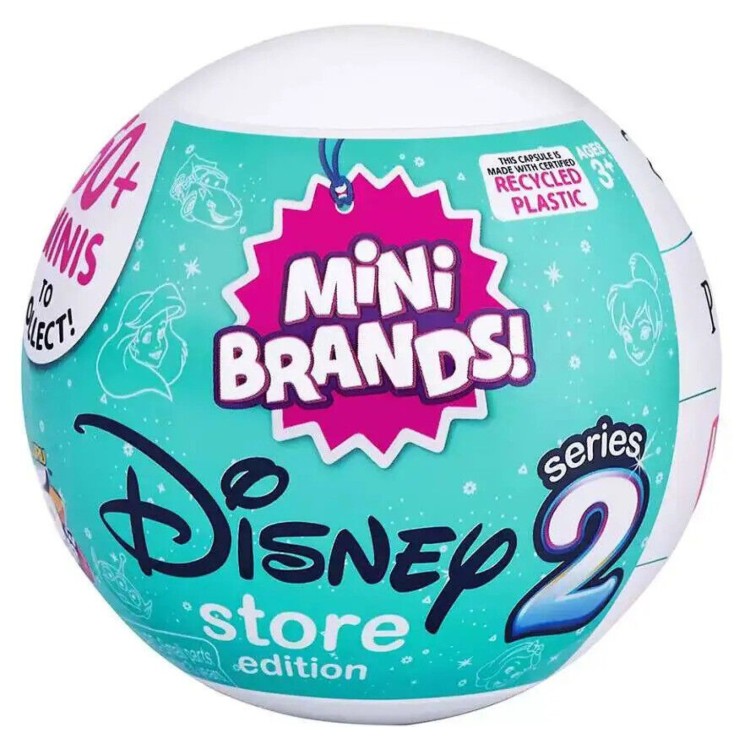 5 Surprise Disney Store Mini Brands Series 2