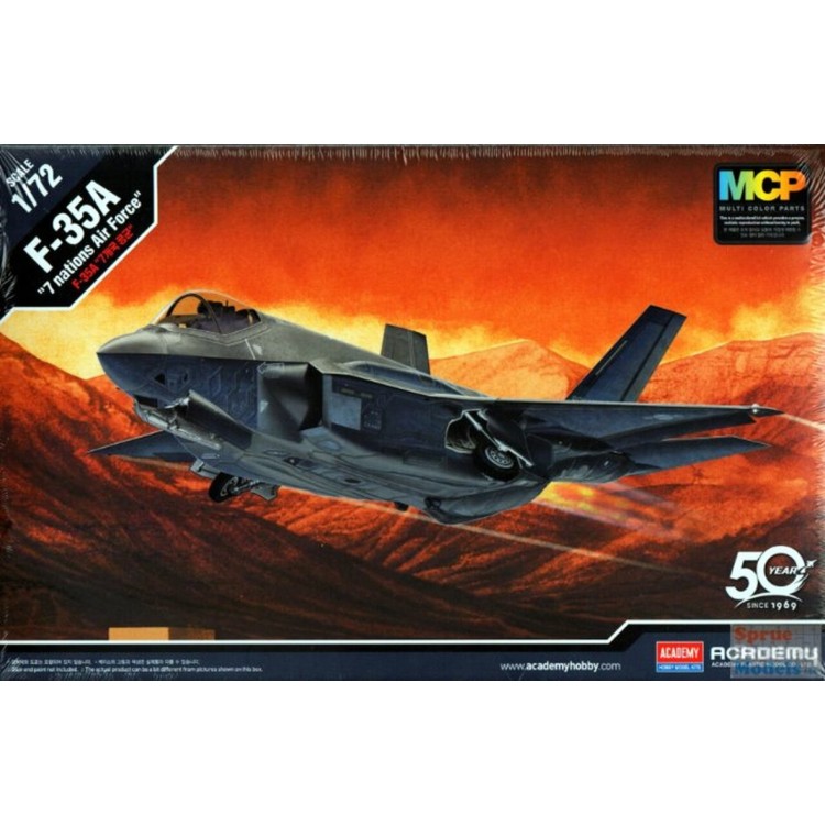 Academy 1:72 F-35A Lightning II '7 Nations Air Force'