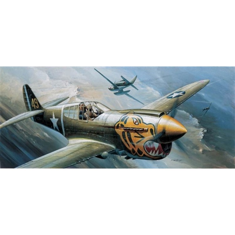 Academy 1:72 P-40E Warhawk