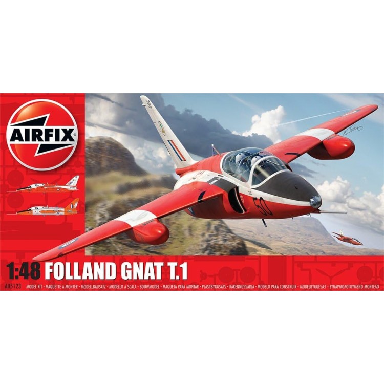 Airfix 1:48 Folland Gnat T.1