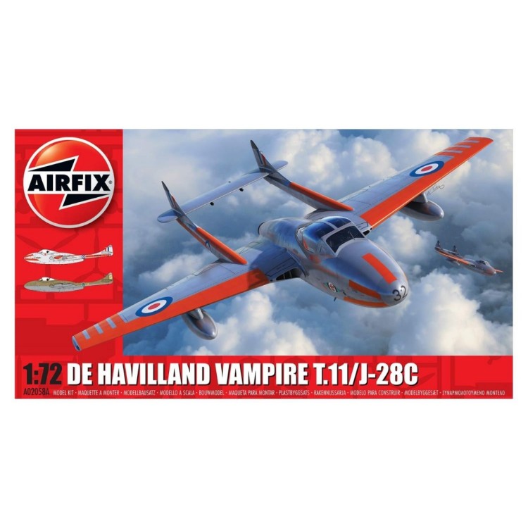 Airfix 1:72 De Havilland Vampire T.11