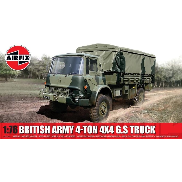 Airfix 1:76 British Army 4-Ton GS Truck