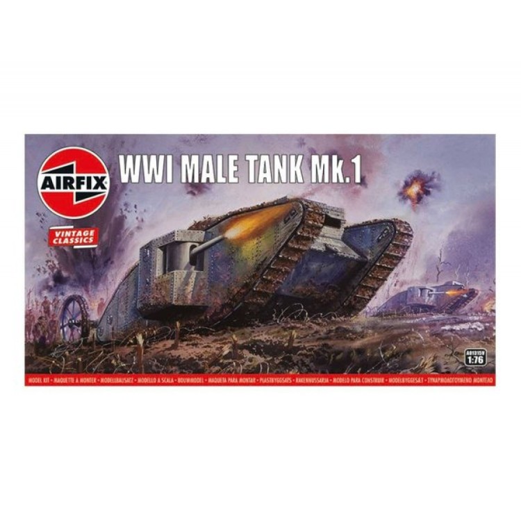 Airfix 1:76 WWI Male Tank Mk.I