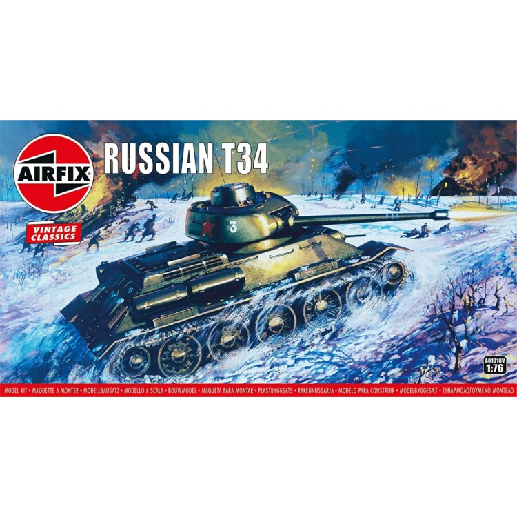 Airfix 1:76 Russian T34 Tank
