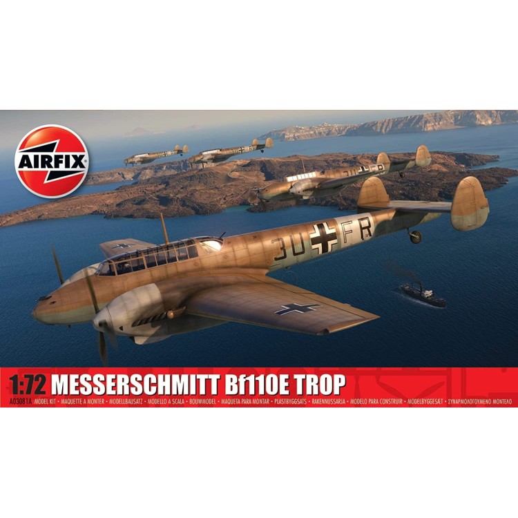Airfix 1:72 Messerschmitt Bf110E Trop