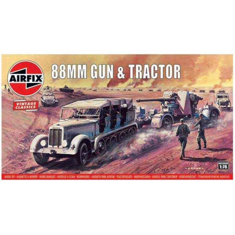 Airfix 1:76 88mm Gun & Tractor