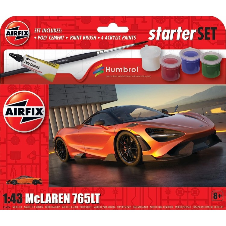 Airfix Starter Set McLaren 765Lt