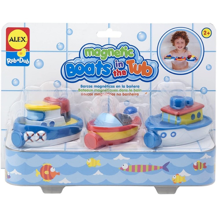 Alex Bath Magnetic Boats in the Tub