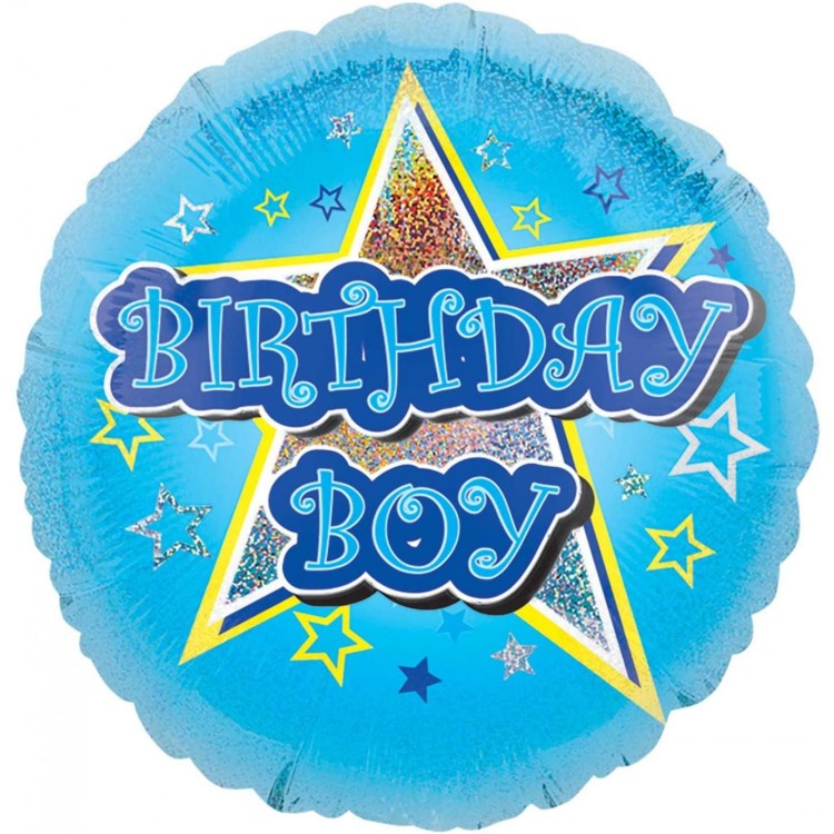 Anagram Birthday Boy Foil Helium Balloon