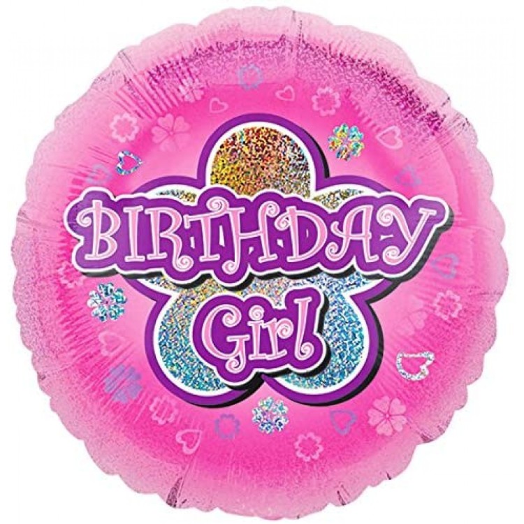 Anagram Birthday Girl Foil Helium Balloon