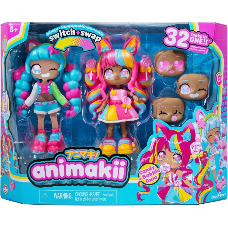 Animakii Doll Set - Candy Bubble Gum