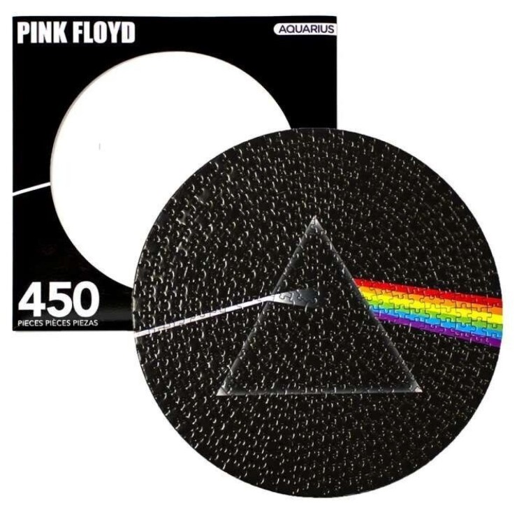 Aquarius Pink Floyd Dark Side of the Moon Picture Disc 450pc Puzzle