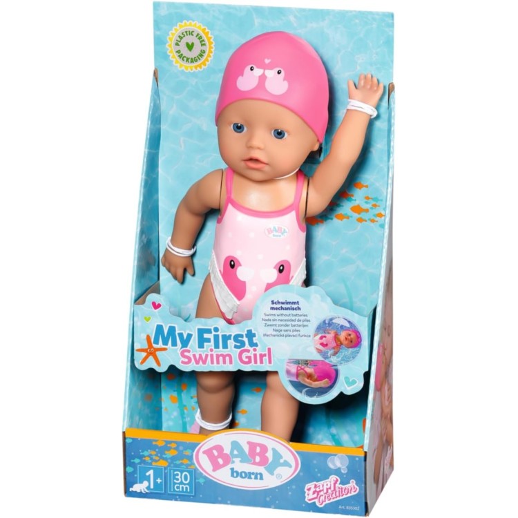 Baby Born My First Swim Girl Doll