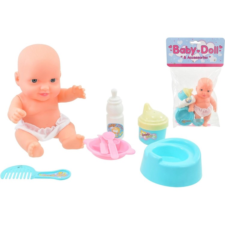 Baby Doll & Accessories Set