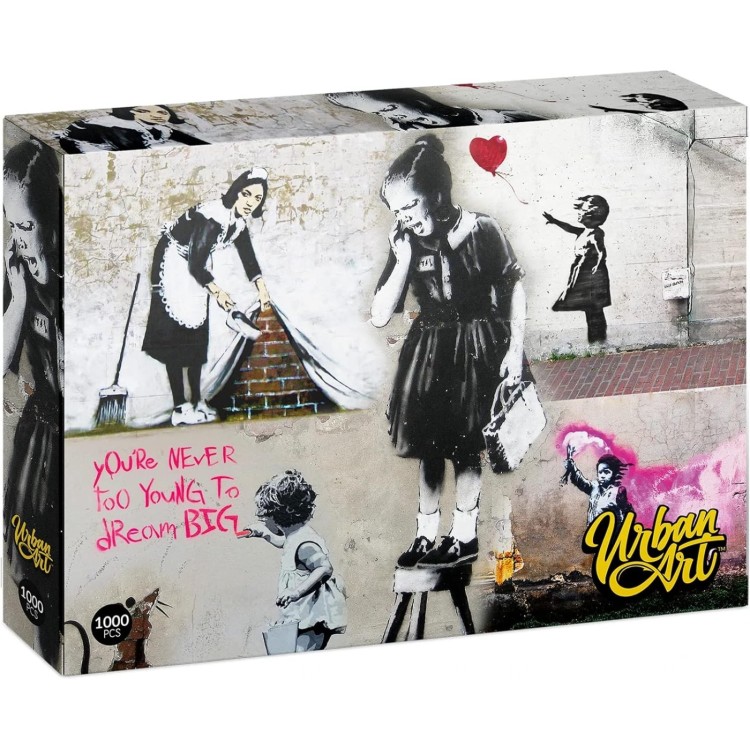 Banksy Girl on a Stool 1000pc Puzzle