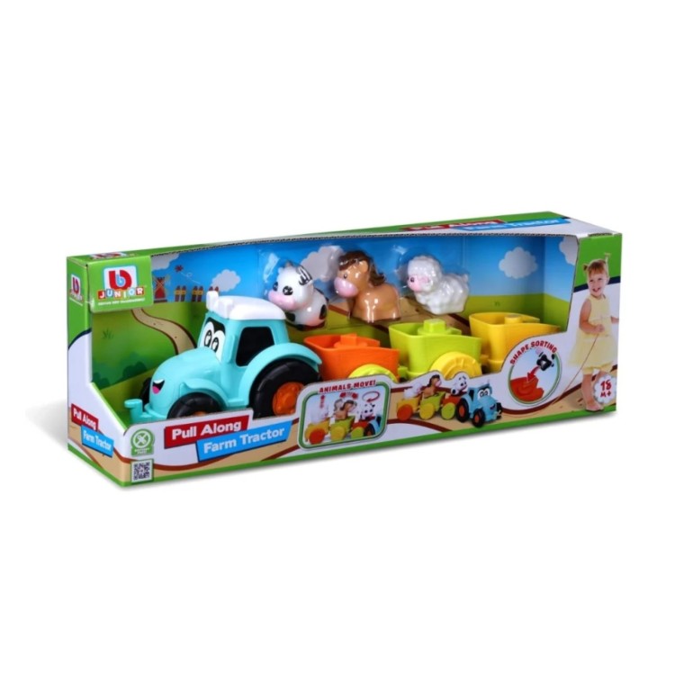 BB Junior Pull Along Farm Tractor