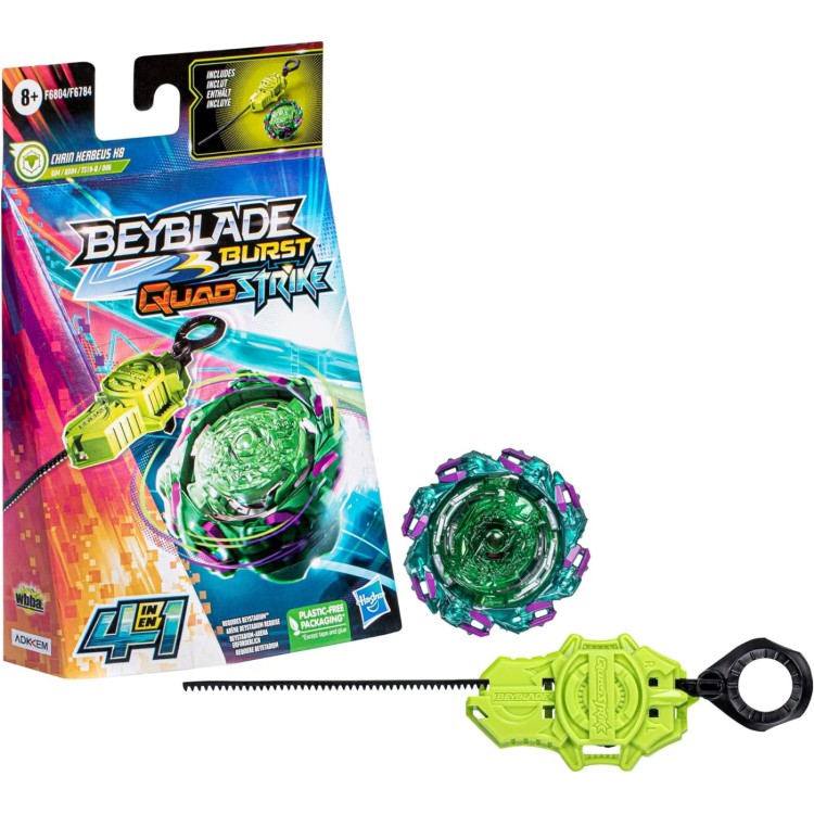 Beyblade Quad Strike Starter Pack - Chain Herbeus H8