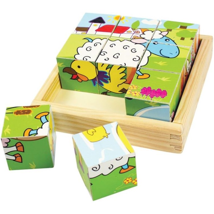Bigjigs Animal Cube Puzzle