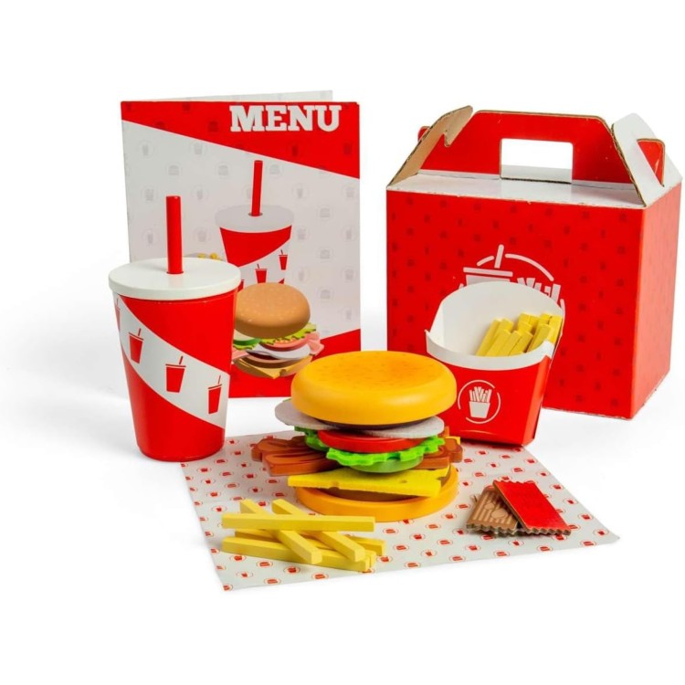Bigjigs Burger & Fries Set