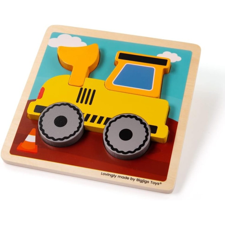 Bigjigs Chunky Lift Out Digger Puzzle