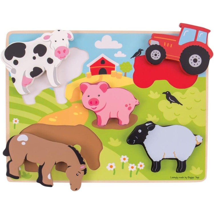 Bigjigs Chunky Puzzle - Farm