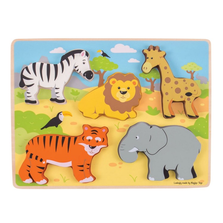 Bigjigs Chunky Puzzle - Safari