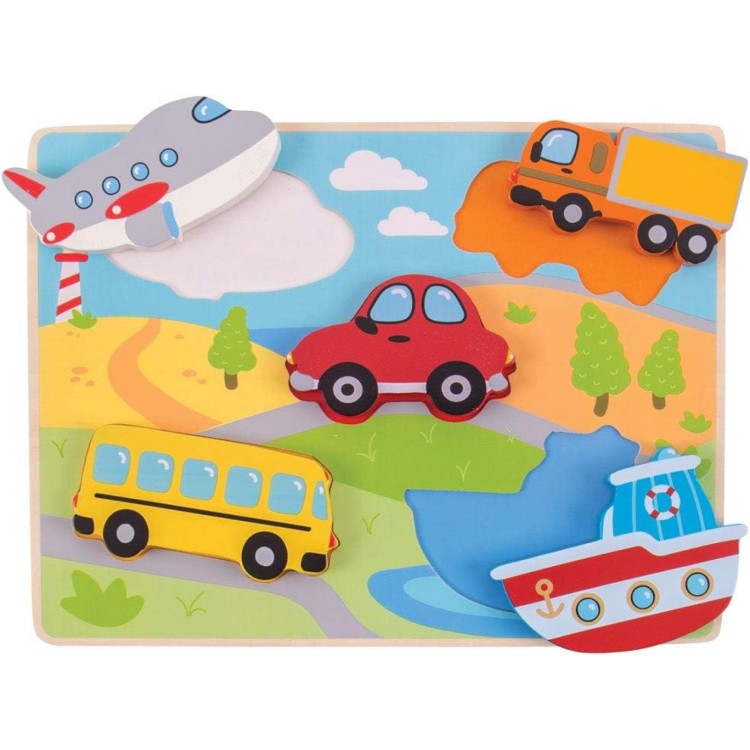 Bigjigs Chunky Puzzle - Transport