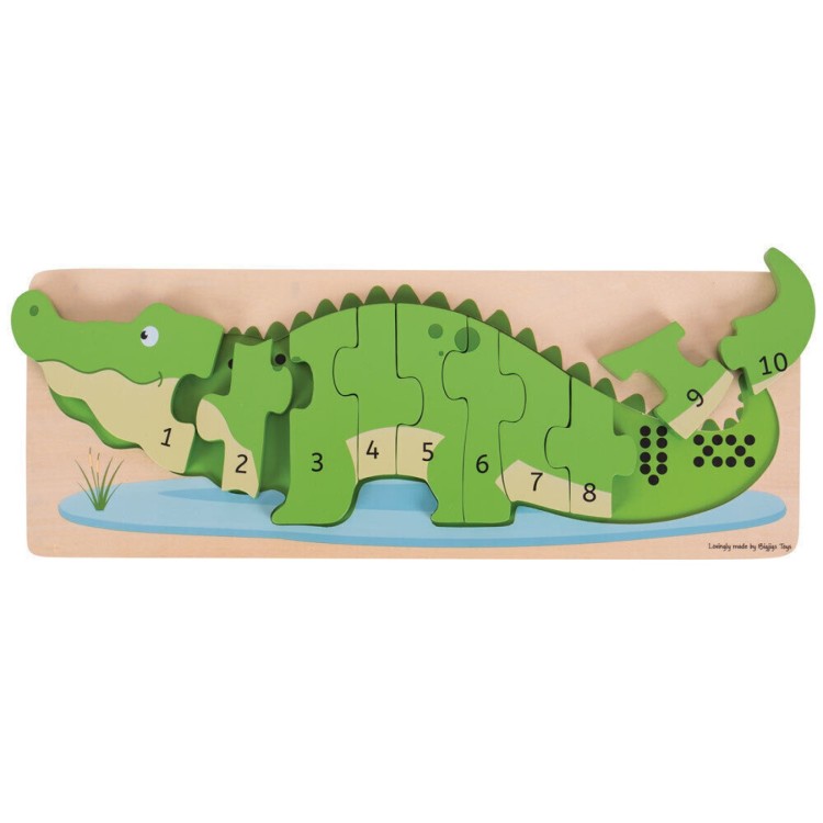 Bigjigs Crocodile Number Puzzle