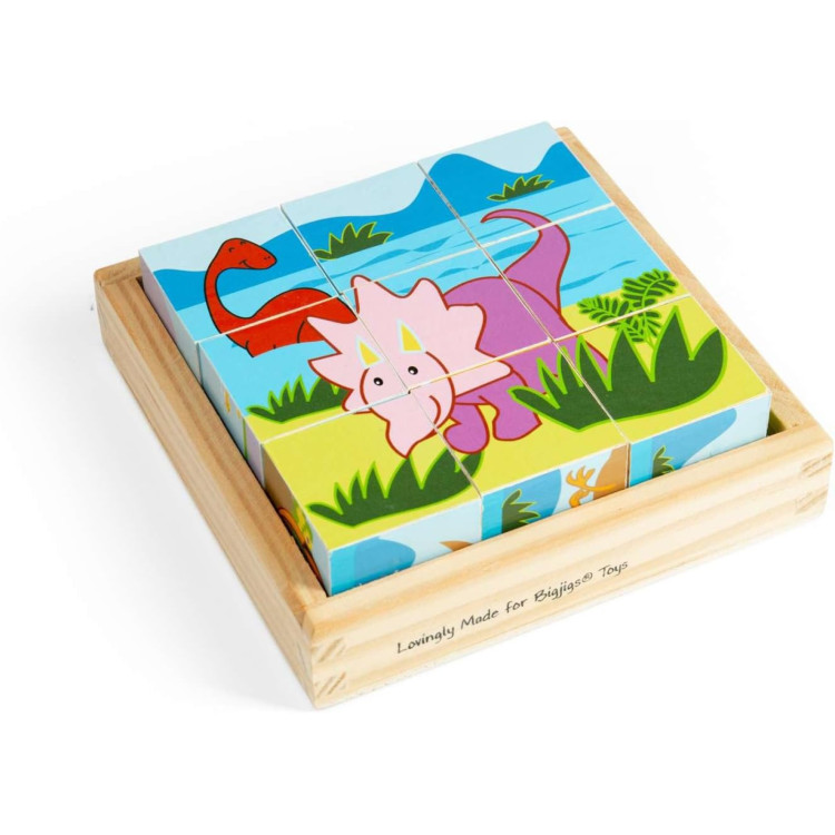 Bigjigs Dinosaur Cube Puzzle