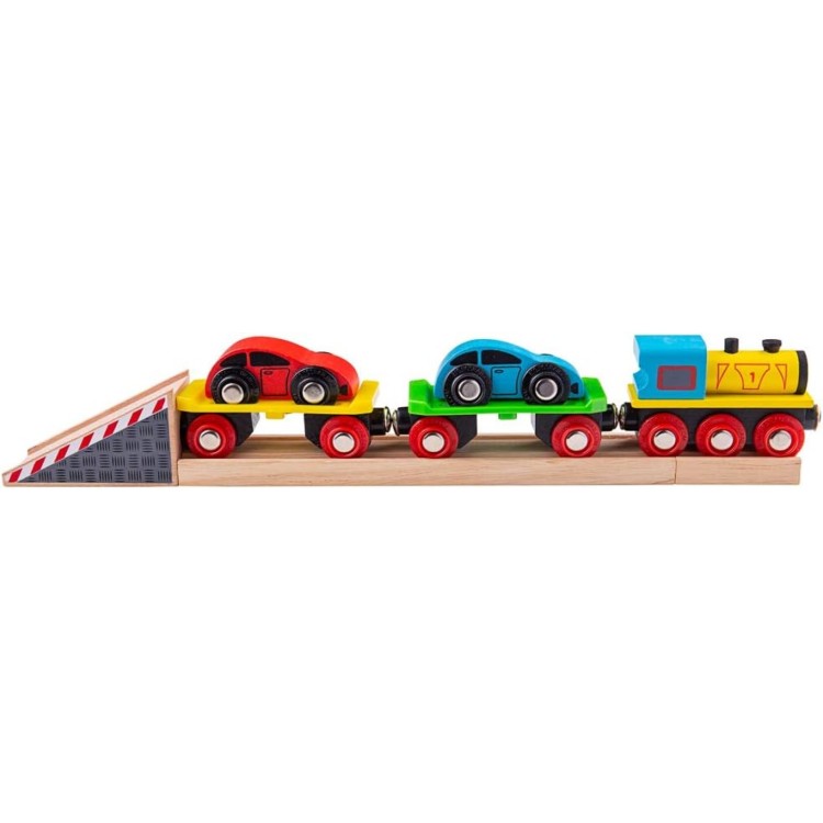 Bigjigs Rail Car Loader Wooden Train