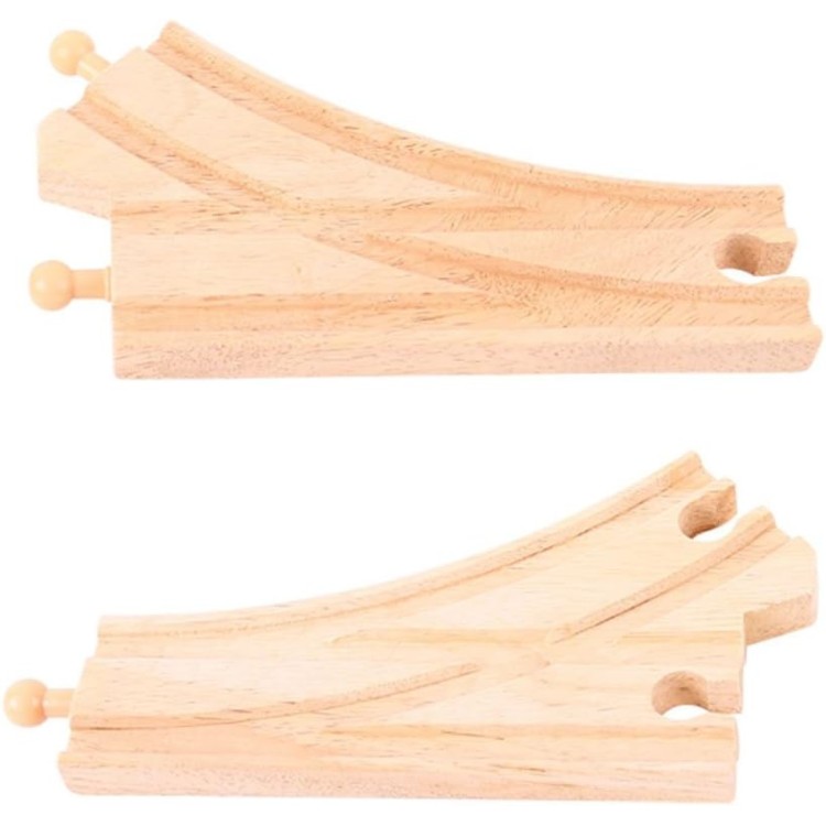 Bigjigs Rail Curved Points 2 Pack