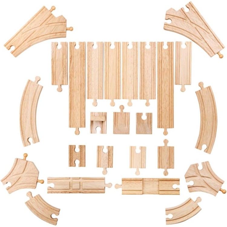 Bigjigs Rail Low Level Track Expansion Pack