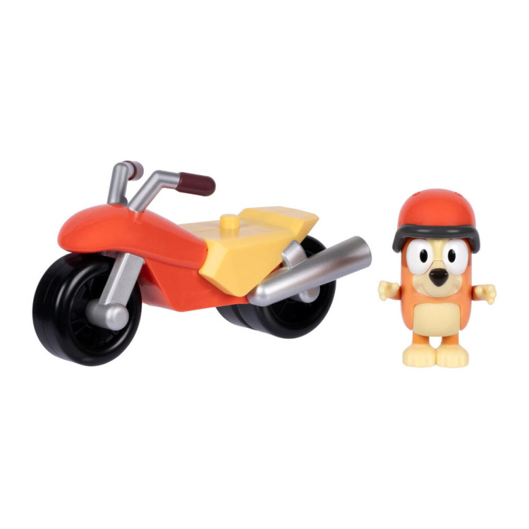 Bluey Basic Vehicle - Motor Bike with Bingo