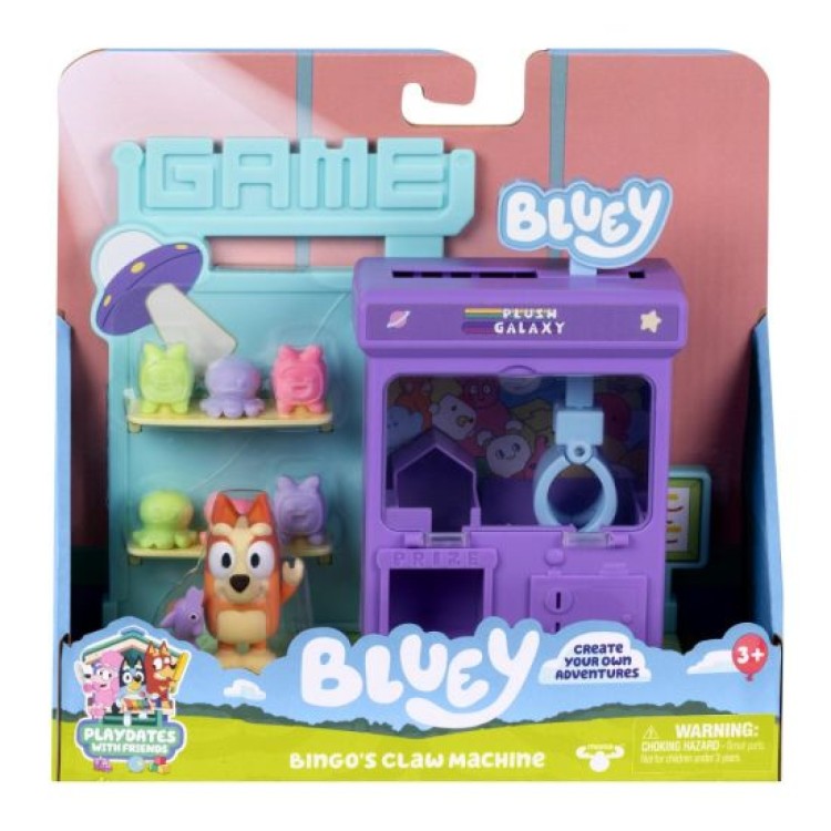 Bluey Bingo's Claw Machine Mini Playset