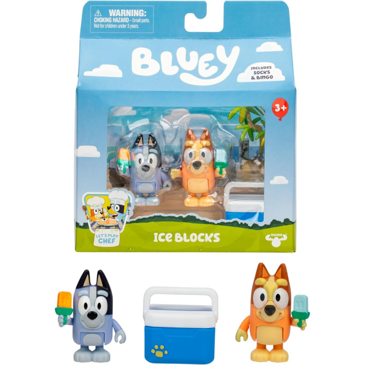 Bluey Figure 2 Pack - Ice Blocks