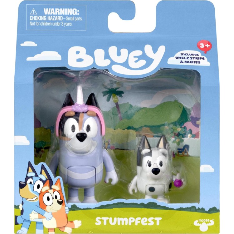 Bluey Figure 2 Pack - Stumpfest 