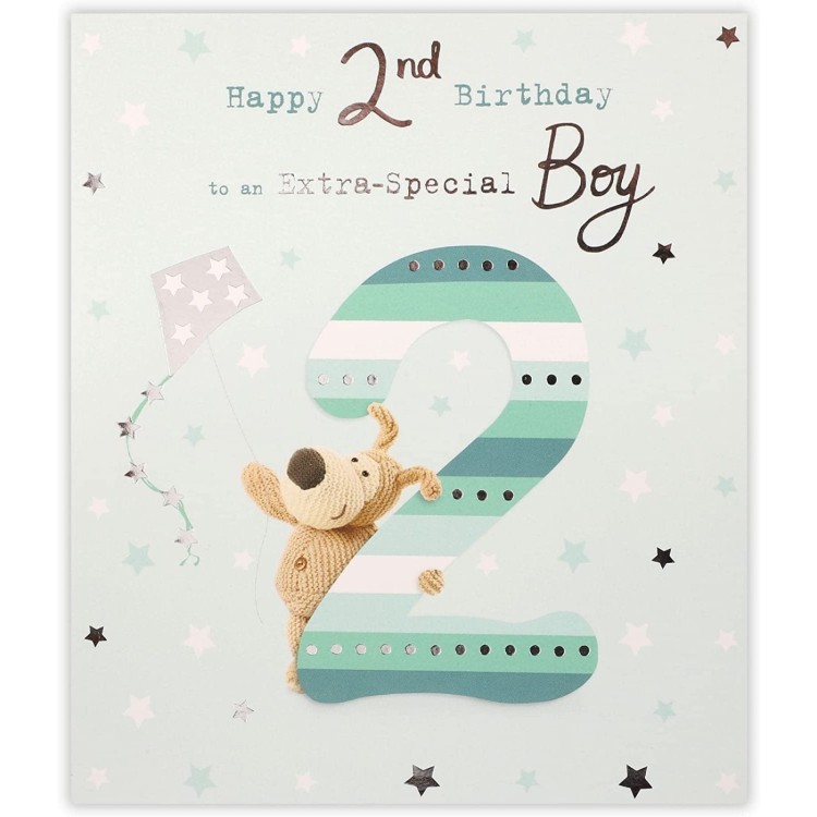 Boofle Happy 2nd Birthday Card