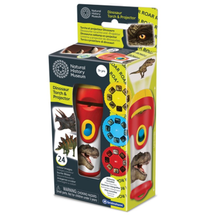 Brainstorm Toys NHM Dinosaur Torch & Projector