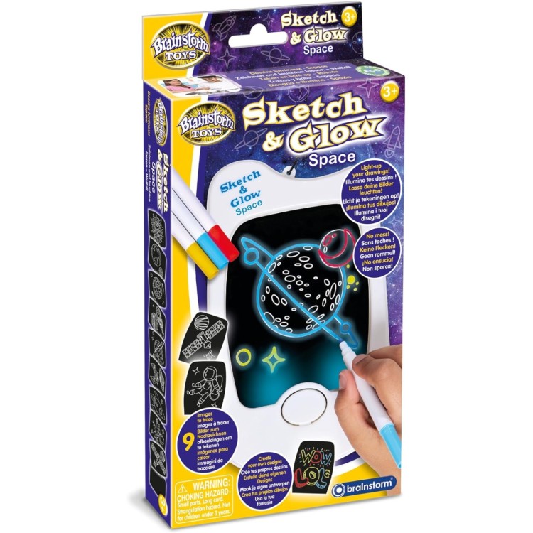 Brainstorm Toys Sketch & Glow - Space