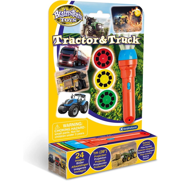Brainstorm Toys Tractor & Truck Torch & Projector