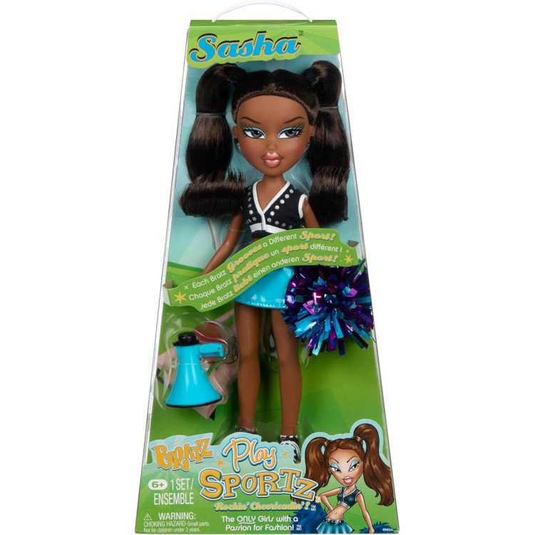 Bratz Play Sportz Doll - Sasha Rockin Cheerleader
